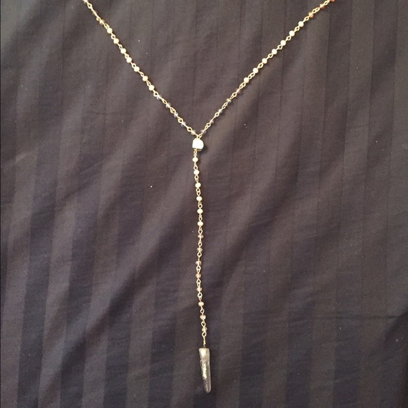 Urban Outfitters Long Crystal Necklace