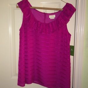 Brand new Hot pink Kate Spade Blouse