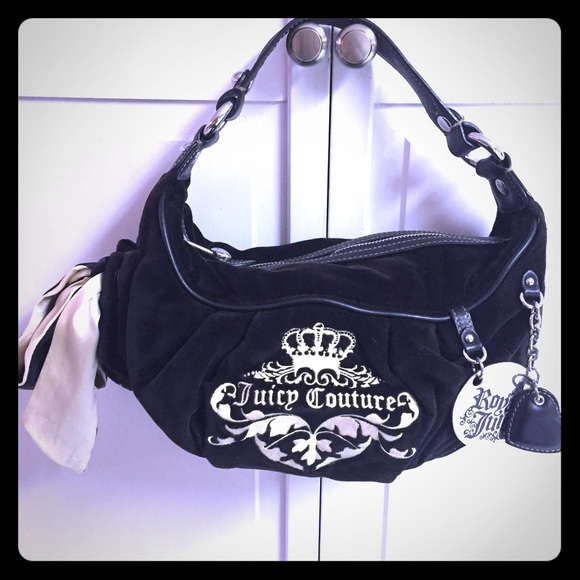 Juicy Couture velour shoulder bag