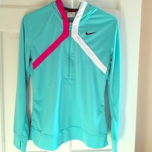 Nike 1/4 zip with hood