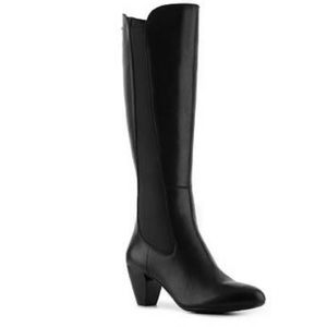 Naturalizer 'Etton' Tall Leather Boot (Wide Calf)