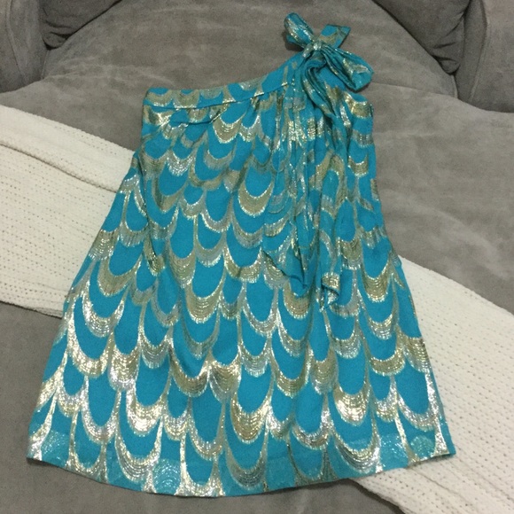 Trina Turk One Shoulder Dress