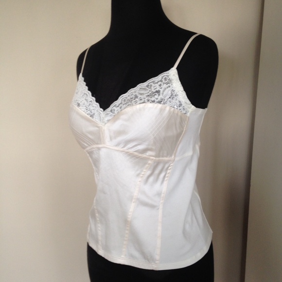 White House Black Market Tops - White House/Black Market fitted silky top