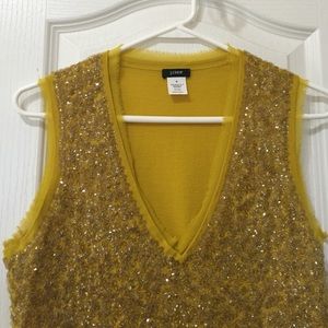Sequin J. Crew Top