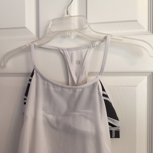 White lululemon top