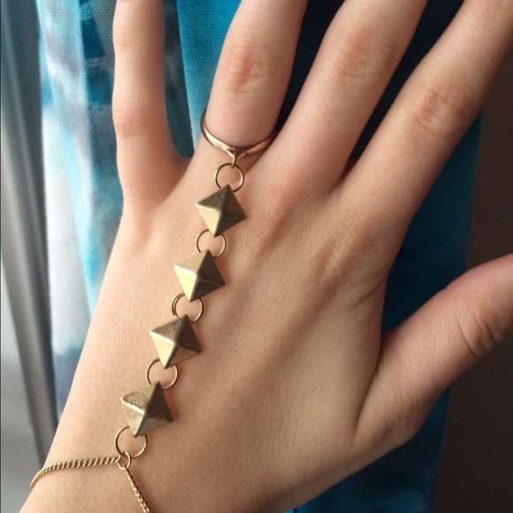 Gold PacSun Hand Chain