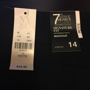 Black pants new with tags final price