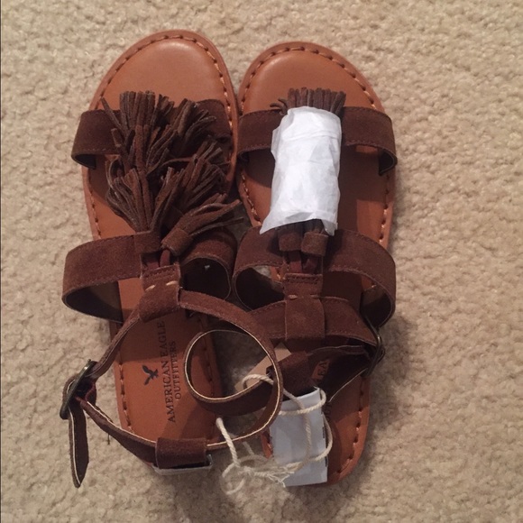 BNWT American Eagle tassel sandals