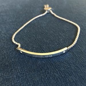 Michael Kors Logo slide bracelet