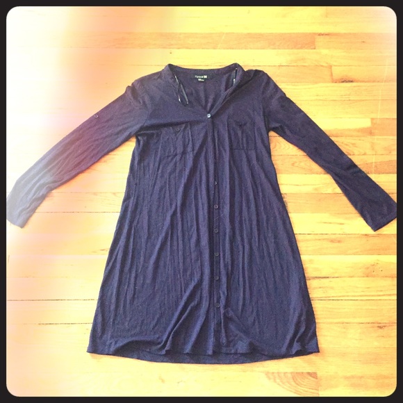 Forever 21 Long Sleeve Shirt Dress