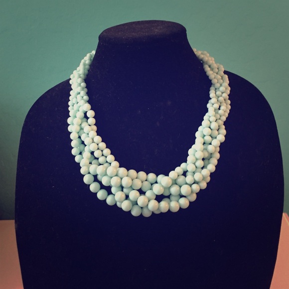 Teal necklace
