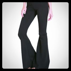 *SOLD*  Bam Bam Bells ~ Black Flare boho pants