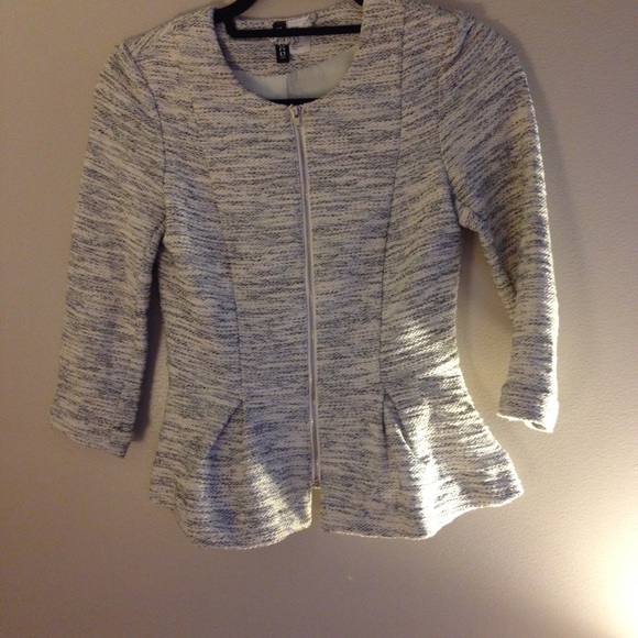 H&M peplum blazer