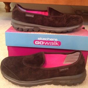 Sketchers 'Go Walk' Suede Walking Shoes