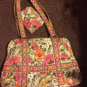 Vera Bradley Squared Away bag with Wallet!