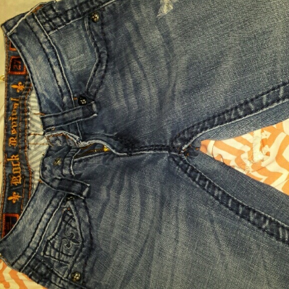 Slightly used denim jeans