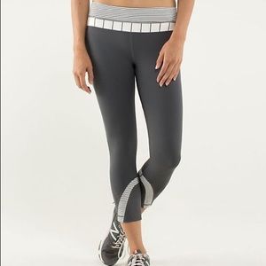 Dark Gray Stripe Run Inspire