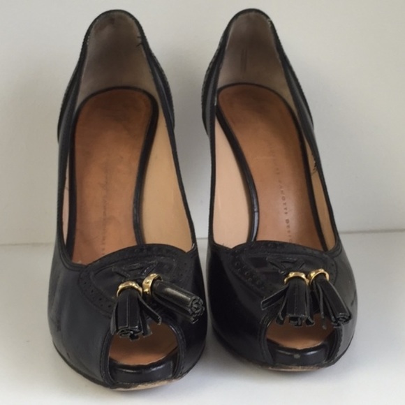 Giuseppe Zanotti Peep Toe Hidden Platform Pumps - Picture 2 of 4