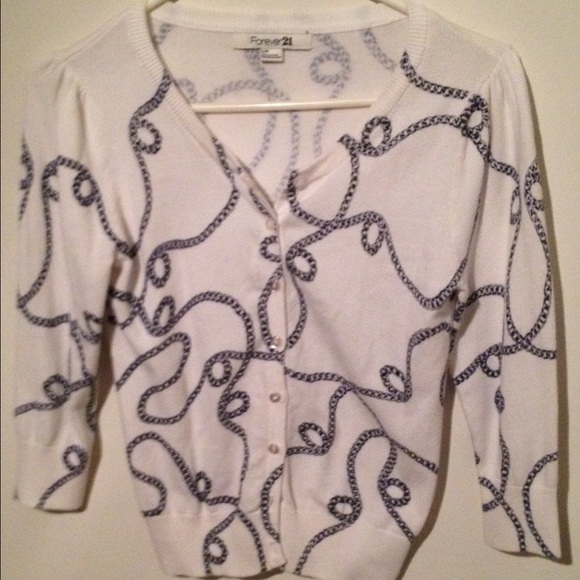 Chain print cardigan by Forever 21