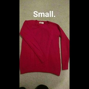 Small red sweater