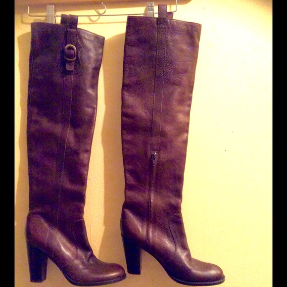 NEW Over the knee leather riding boots!!