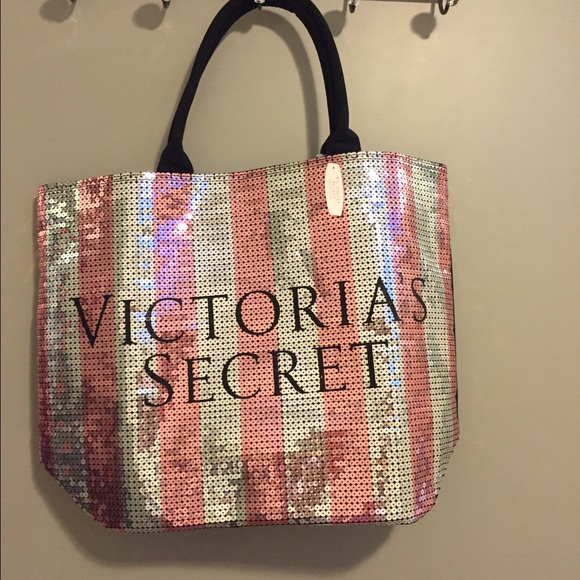 Sequin Victoria's Secret tote! - Picture 1 of 2