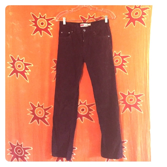 Chocolate brown Levi corduroy pants