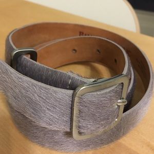 Banana Republic cow hair belt