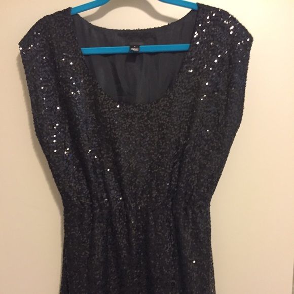 Beautiful J Crew black sequin dress