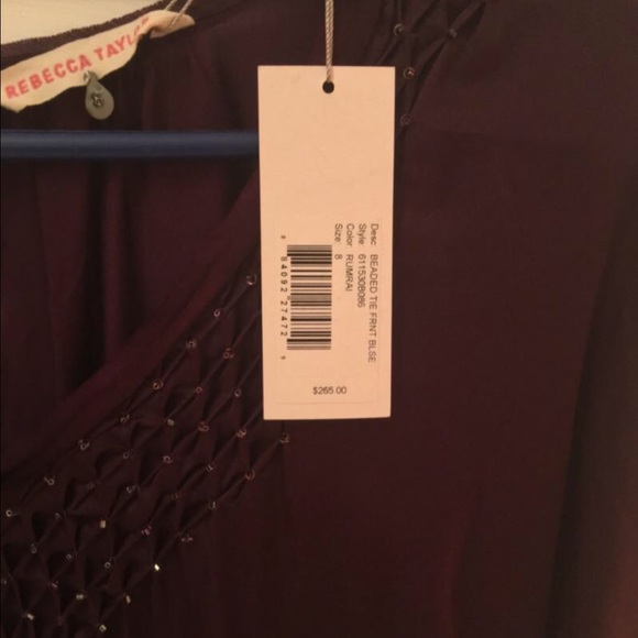 Rebecca Taylor Blouse ~ NWT - Picture 3 of 4