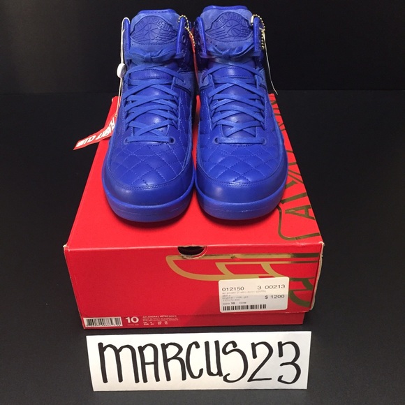 Air Jordan Retro 2 x Just Don Quilted Blue
