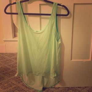 NWOT mint lululemon crop tank 6