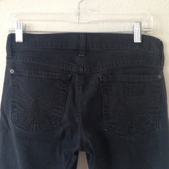 7 for all Mankind Gwenevere Skinny Black Jeans