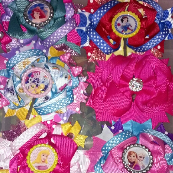 Hair Bows set 6