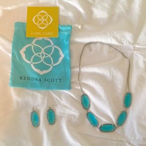 Clear London Blue Kendra Scott Set