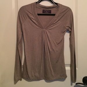 Zara - Soft Tan Long Sleeve Top