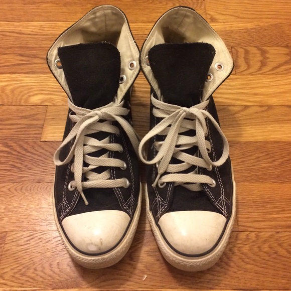 Converse All Star high tops.