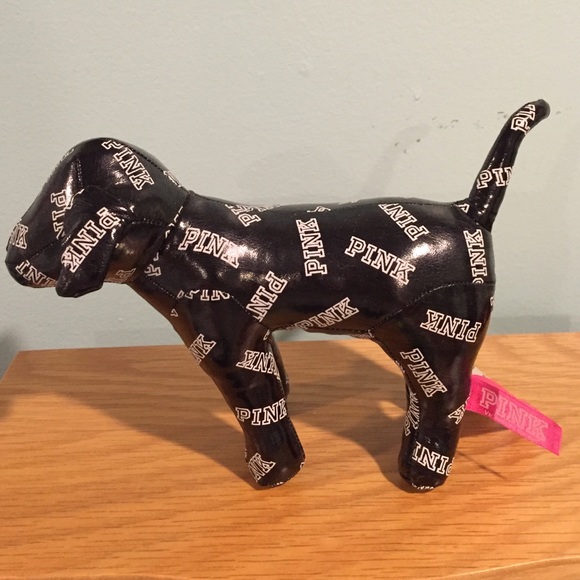 Black "PINK" dog