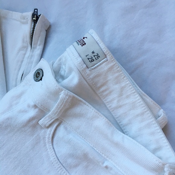 white skinny jeans | hollister