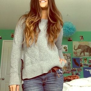 Thick, Gray Toms Sweater