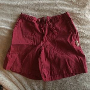 Red XS Columbia™ shorts