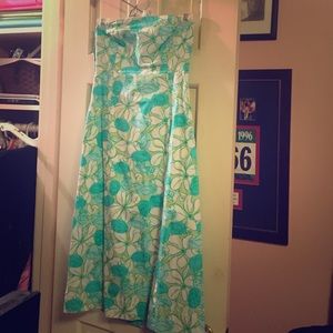 Lily Pulitzer strapless dress