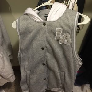 Hoodie vest/jacket