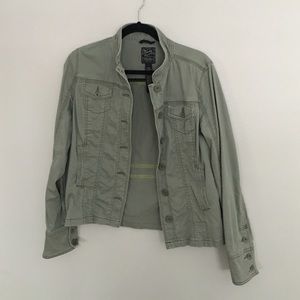 sage green lucky brand jacket