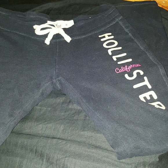Navy blue hollister sweats