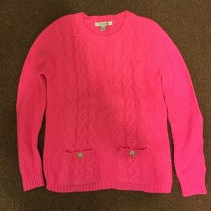 Neon pink sweater