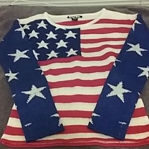 American flag sweater