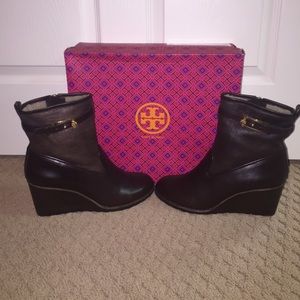 Tory Burch Wedge Booties