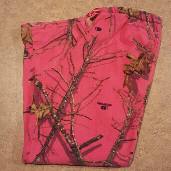 Pink Mossy Oak Camo Pajama Pants