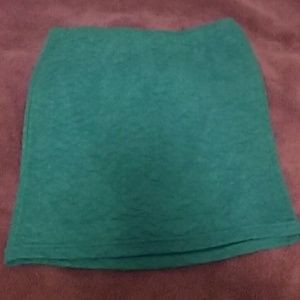 Teal bodycon skirt